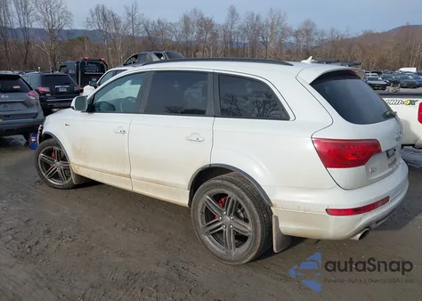 2014 Audi Q7 3.0T S Line Prestige z USA, uszkodzony, nr VIN WA1DGAFE9ED001406